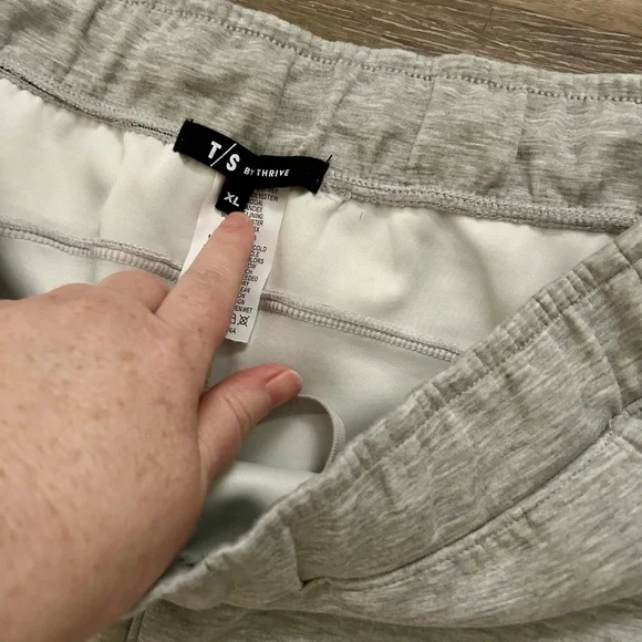 T/S by Thrive Modal Blend Grey Women’s Joggers Pockets Sz XL Lounge Pants - Picture 4 of 9